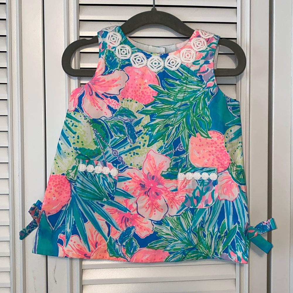 Lilly Pulitzer Infant Shift Dress with matching bloomers 6-12 months